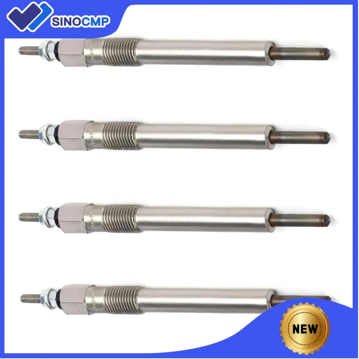 

4pcs New Glow Plugs For Isuzu 4HF1 4HE NKR NPR 4.3L Engine Diesel 18-97033-761-0 Excavator Accessories