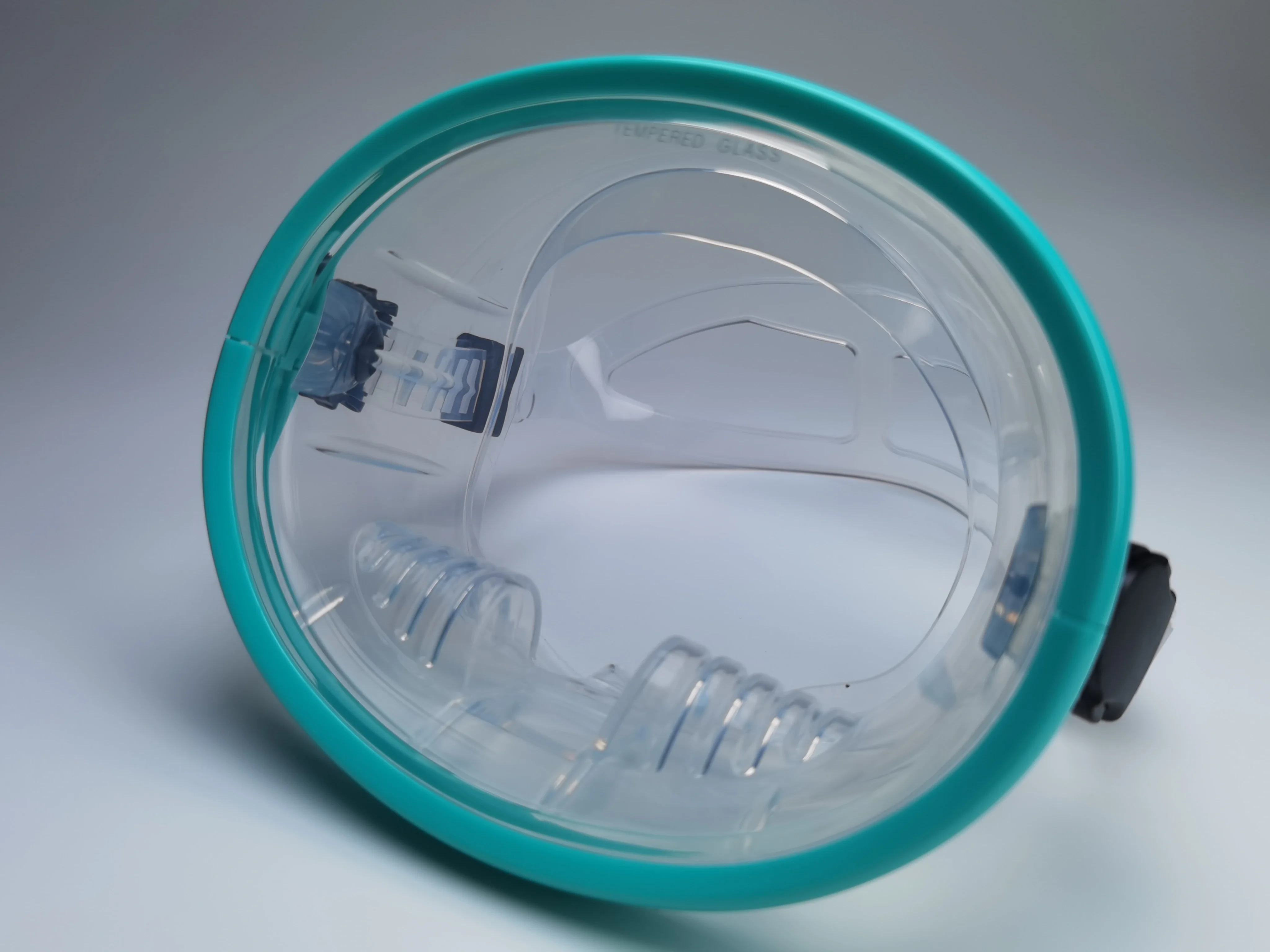 타원형 다이빙 마스크 스피어 낚시 마스크 클래식 복고풍 스타일 파노라마 와이드 뷰 스쿠버 고글 성인용 강화 유리 렌즈