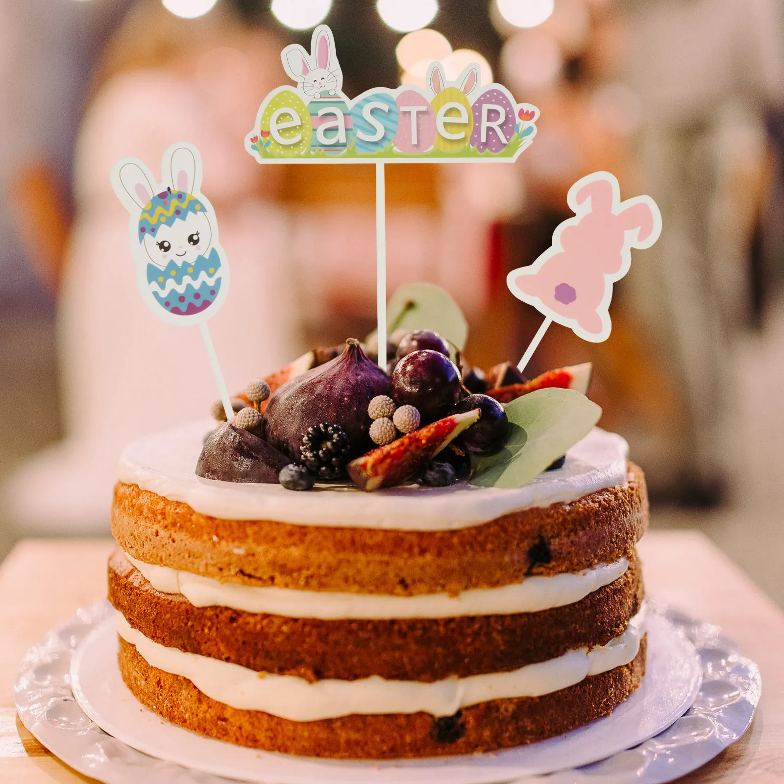 22 Pcs Birthday Party Supplies Cake Adornments Adorable Toppers Artificial Fruit Decoration