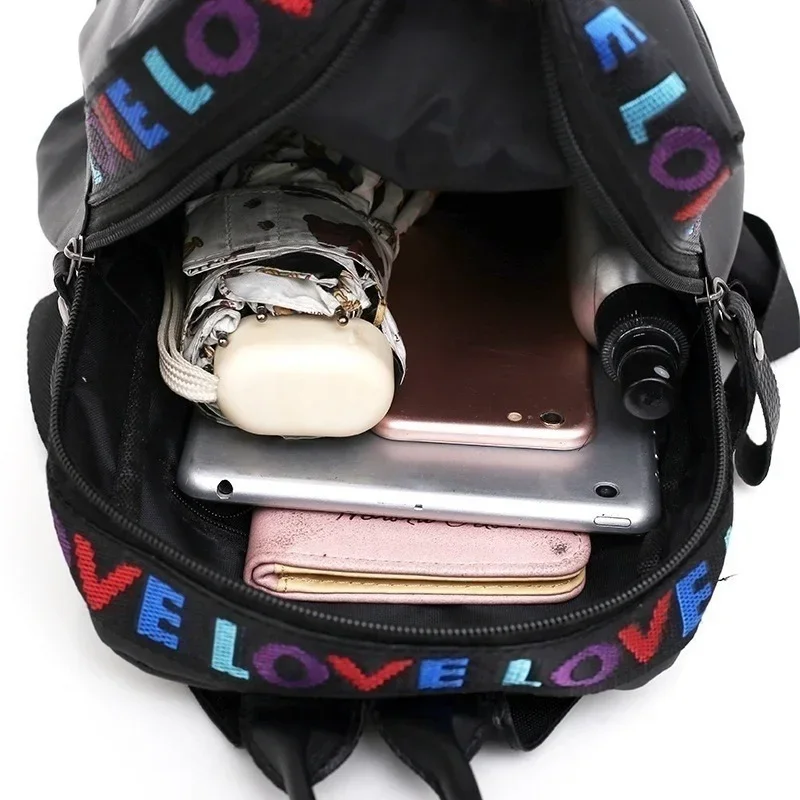 Klassischer Wasserdichter Großraum-Rucksack Trendiger Damen-College-Laptop-Schulrucksack Niedlicher Mädchen-Reise-Buchrucksack Täglicher Casual-Rucksack – Detail 9
