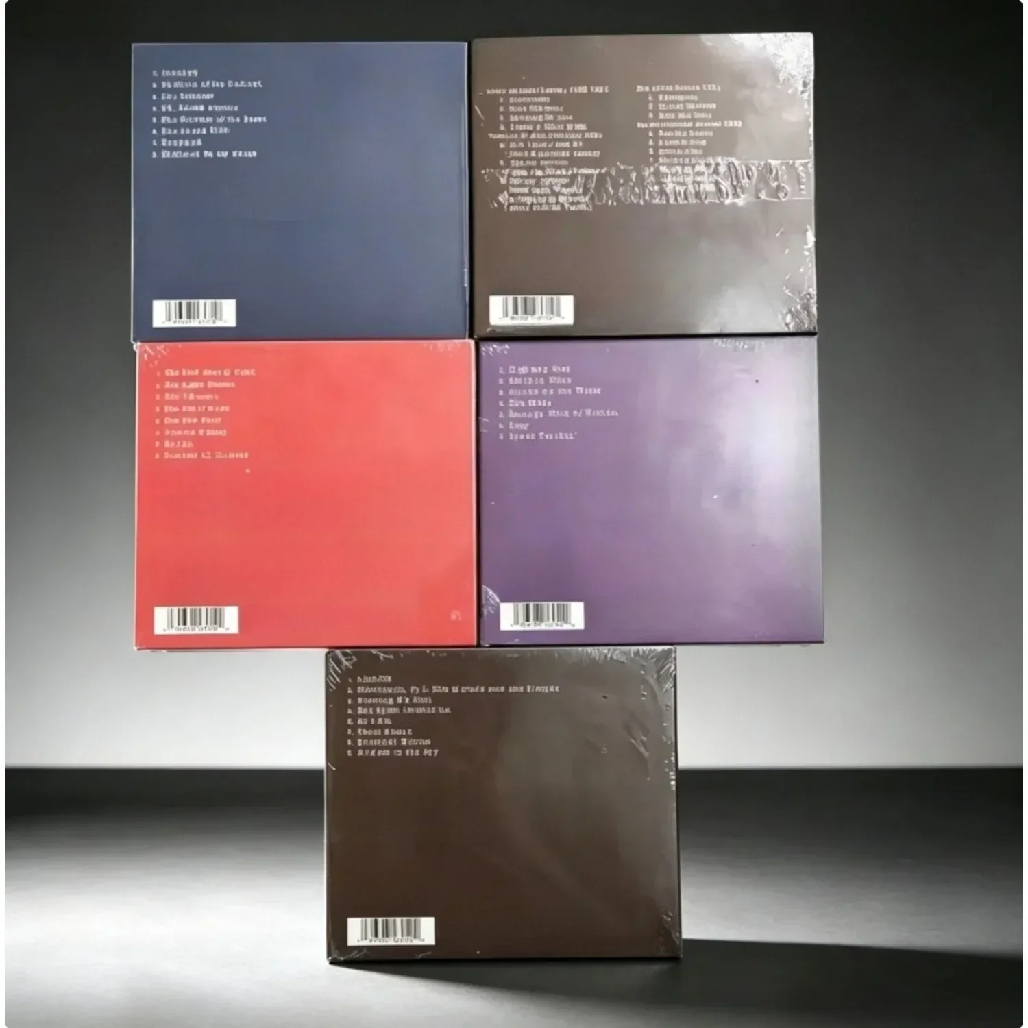 Collection de CD de musique enregistrée de concerts en direct multi-sessions de métal progressif avec des performances d'instruments sophistiquées