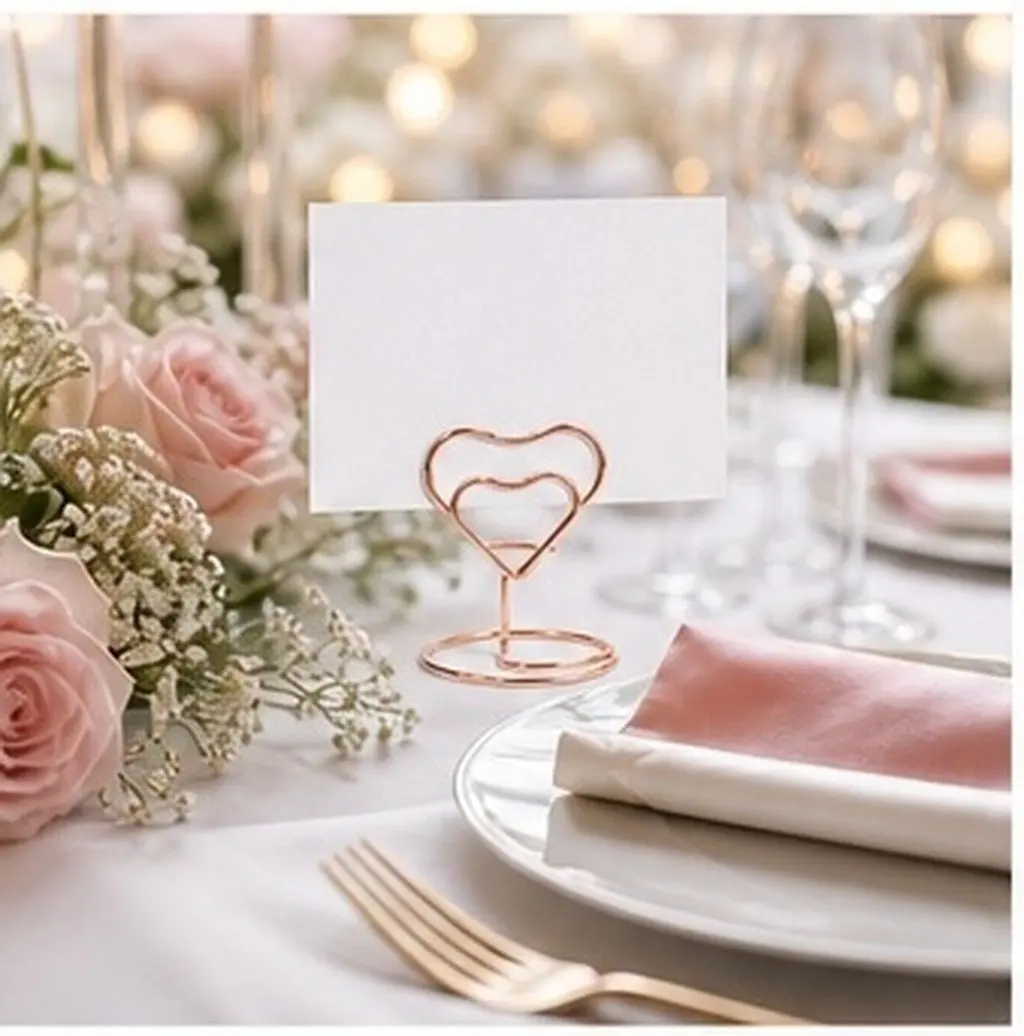 Display Holder Card Office Halloween Christmas Heart Table Number Holder Card Clip Holder Desk Card Holder Desk Memo Holder