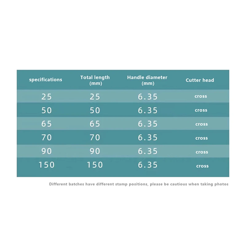 2pcs PH2 Impact Type Bit High Speed Steel Wear Resistance Separate Sell Separately Carpentry Power Tool Part