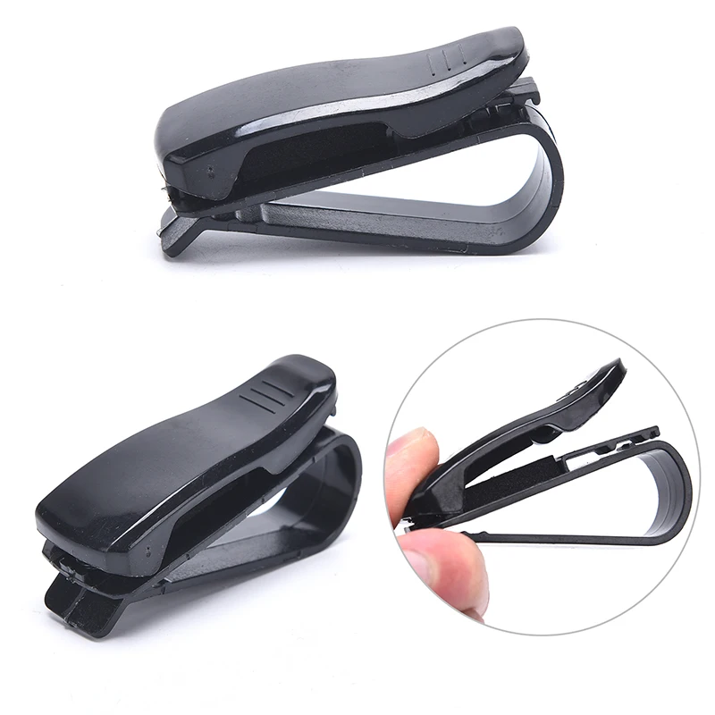 Auto Fastener Car Vehicle Sun Visor Sunglasses Eyeglasses Holder Card Pen Clip
