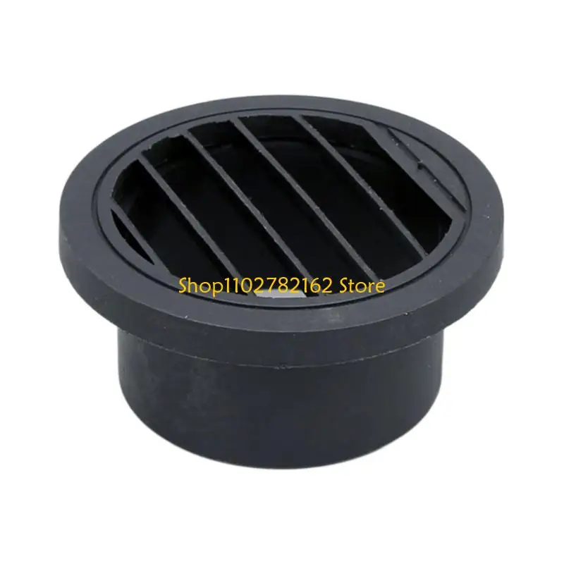 547B Parking Heater Outlet Grille, Round Black Repair Piece for Warm Air Use