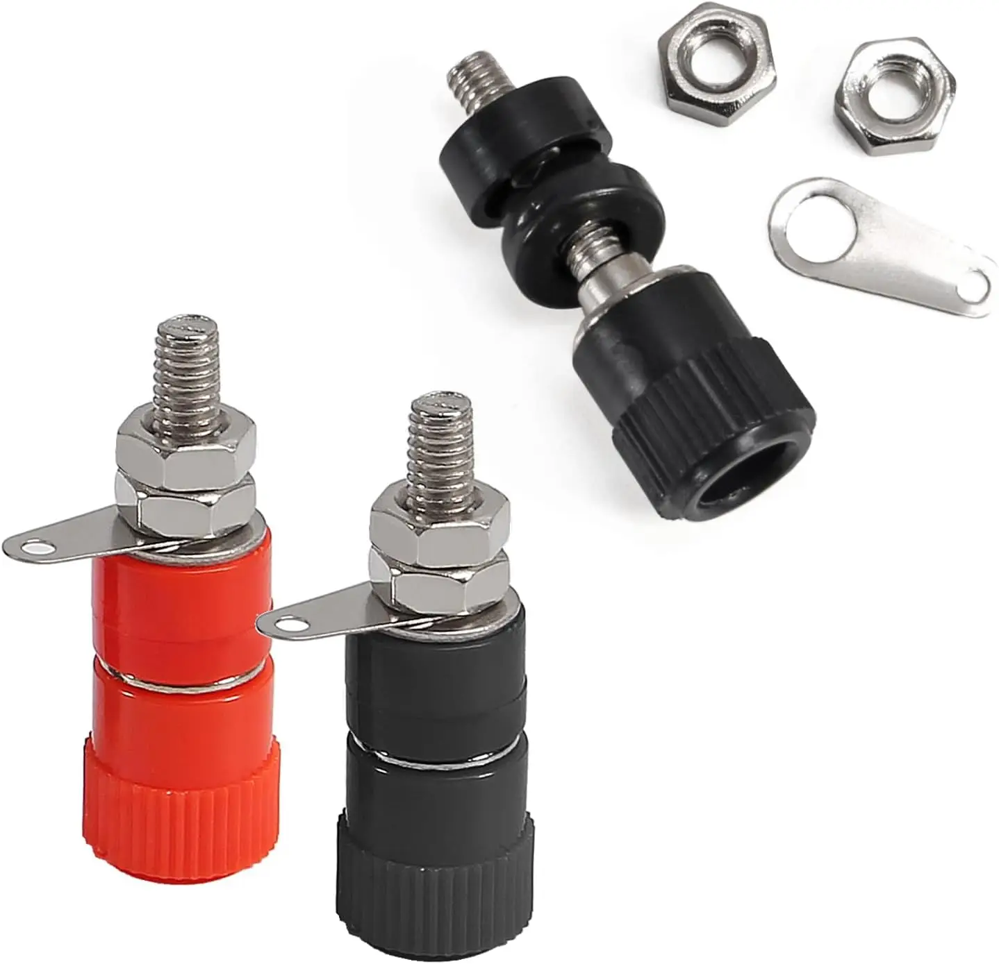 

10/30 шт. клеммных разъемов для подключения 4-мм банановых штекеров, 4-мм клеммный коннектор для усилителя, Arduino