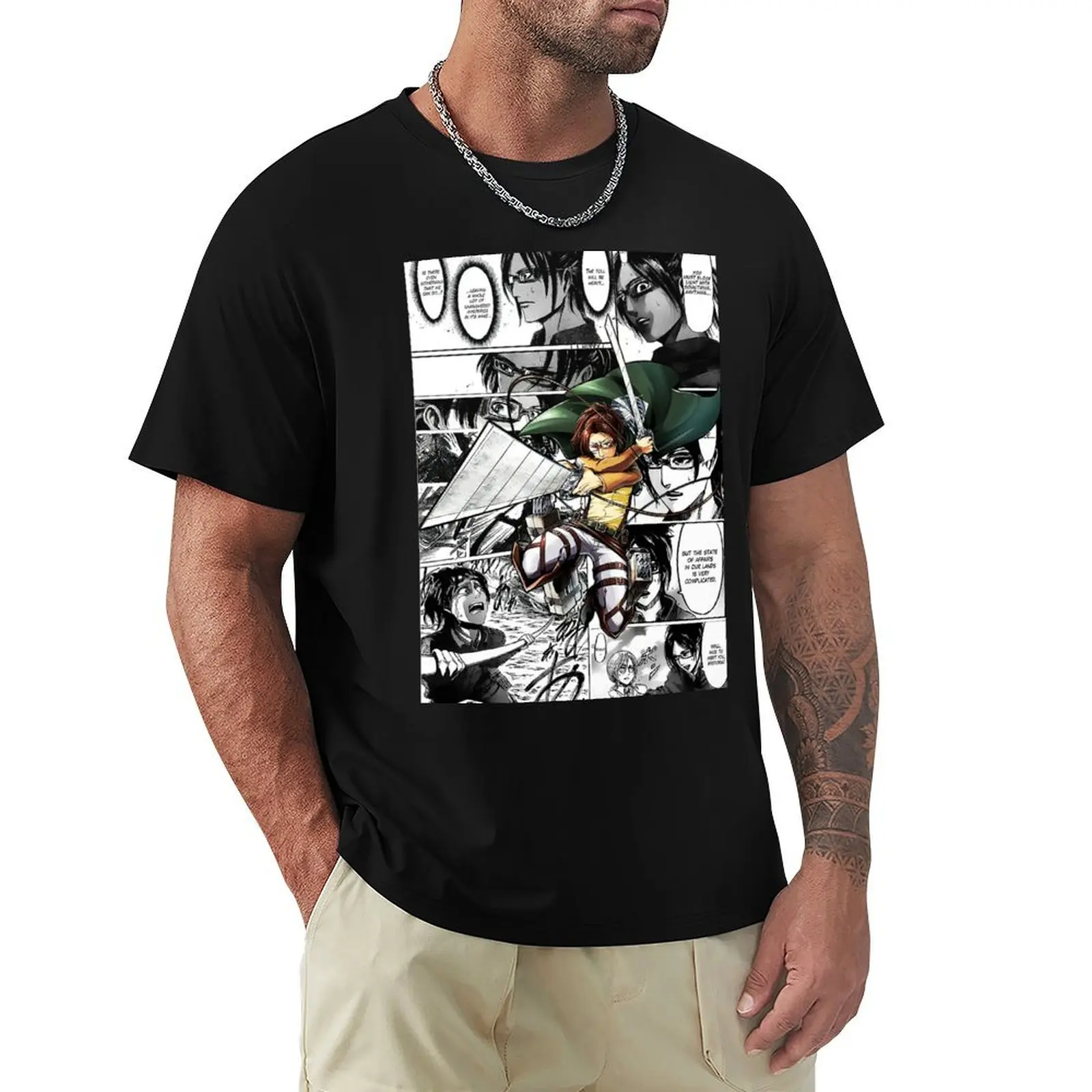 

Hange On Zoe Poster T-Shirt Simple Casual Short Sleeve Cotton T-Shirt