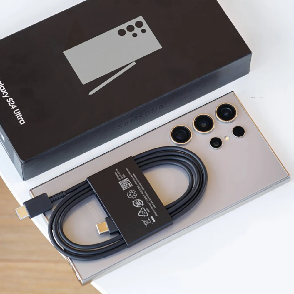 

Unlocks Samsung Galaxy S24 Ultra 5G S982U Intelligent Android Phone 6.8-inch 12GB+256GB 200MP Samsung S24U 45W NFC US Version AI