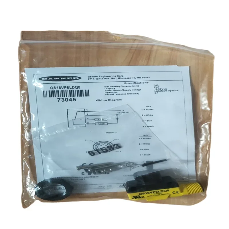 

QS18VP6LDQ8 Photoelectric switch reflection photoelectric sensor QS18VP6LDQ8