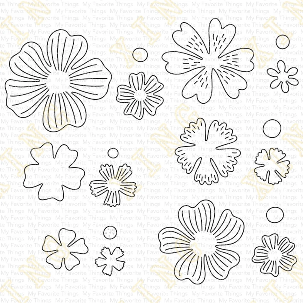 

Bold Blooms Metal Craft Cutting Dies for DIY Scrapbooking Paper Diary Decoration Manual Handmade for 2023 Embossing New