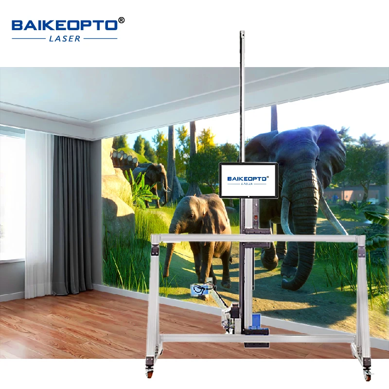 New Model Automatic Wall & Floor 3D UV Inkjet Printer Machine for Advertising Industry Use