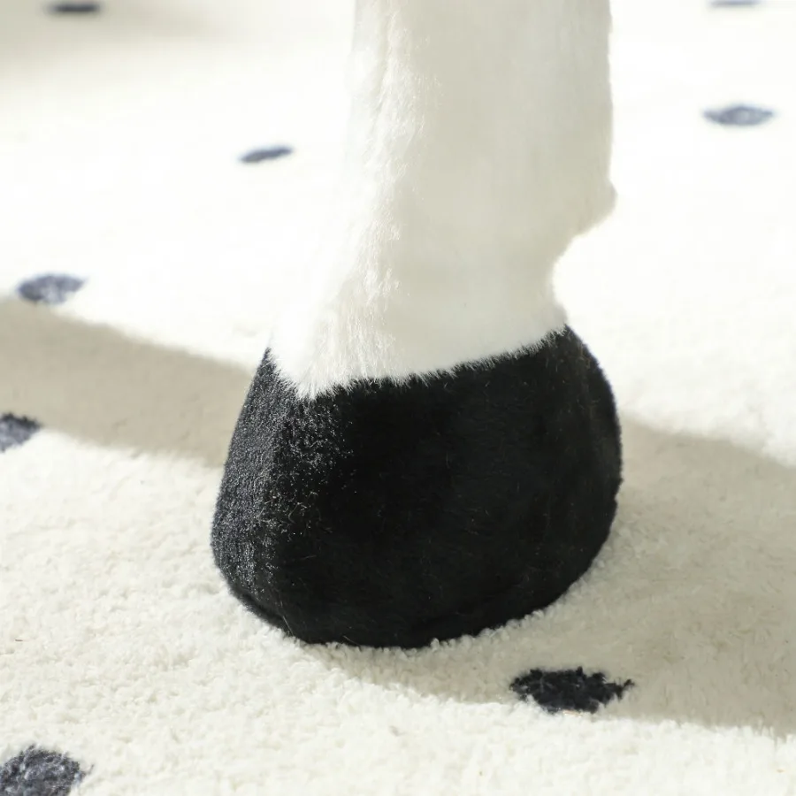 Qaba rit op paard voor peuters 38 jaar oud rijpaard met buurgeluid knuffeldier paard speelgoed voor met vulling bruin