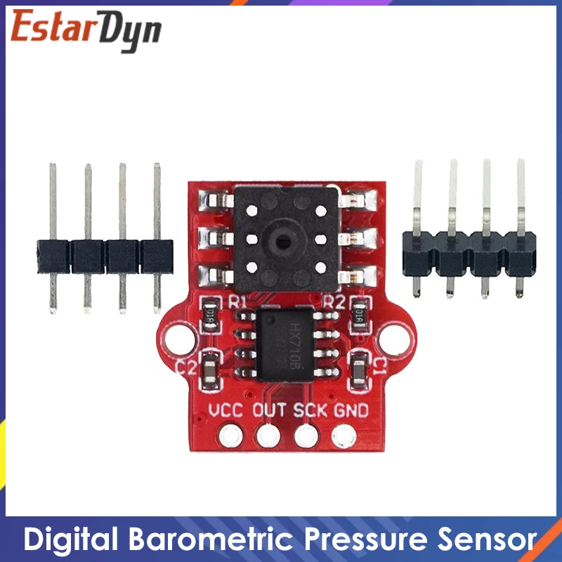 3.3-5V Digital Barometric Pressure Sensor Module Liquid Water Level Controller Board 0-40KPa Connect 2.5mm Soft Tube For Arduino