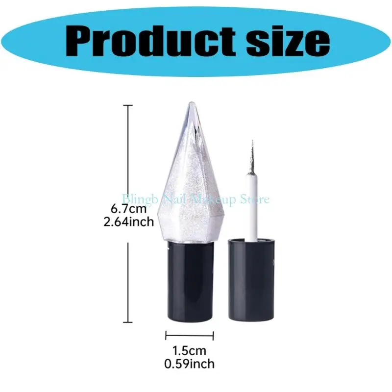 28ta Precise Brush Glitter LiquidEyeliners Smudge Resistant Formula Shimmery Eye Linerパーティーや毎日の摩耗に最適