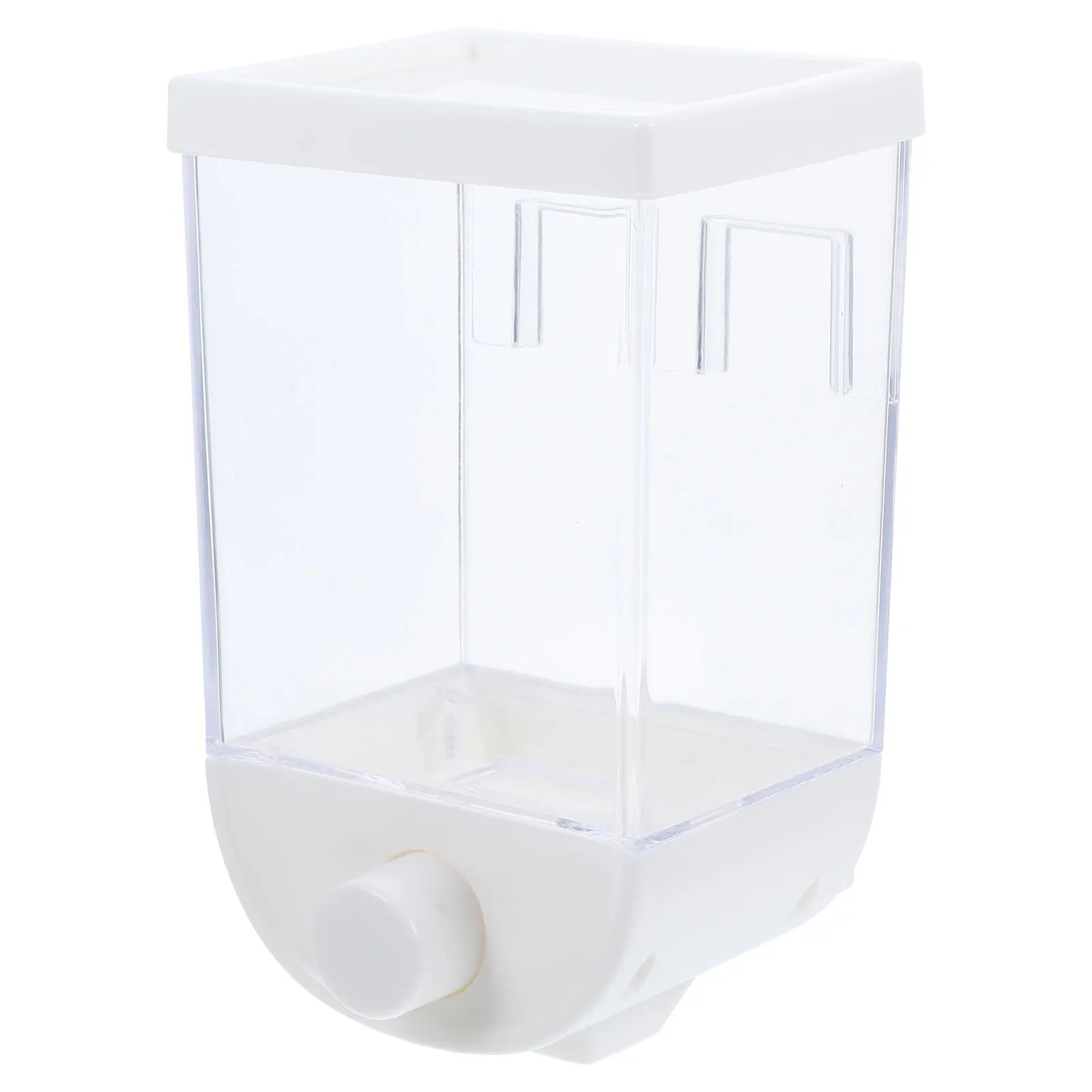 

Cereal Plastic Storage Tank Grain Dispenser Granola Cereals Bucket Pantry Containers White