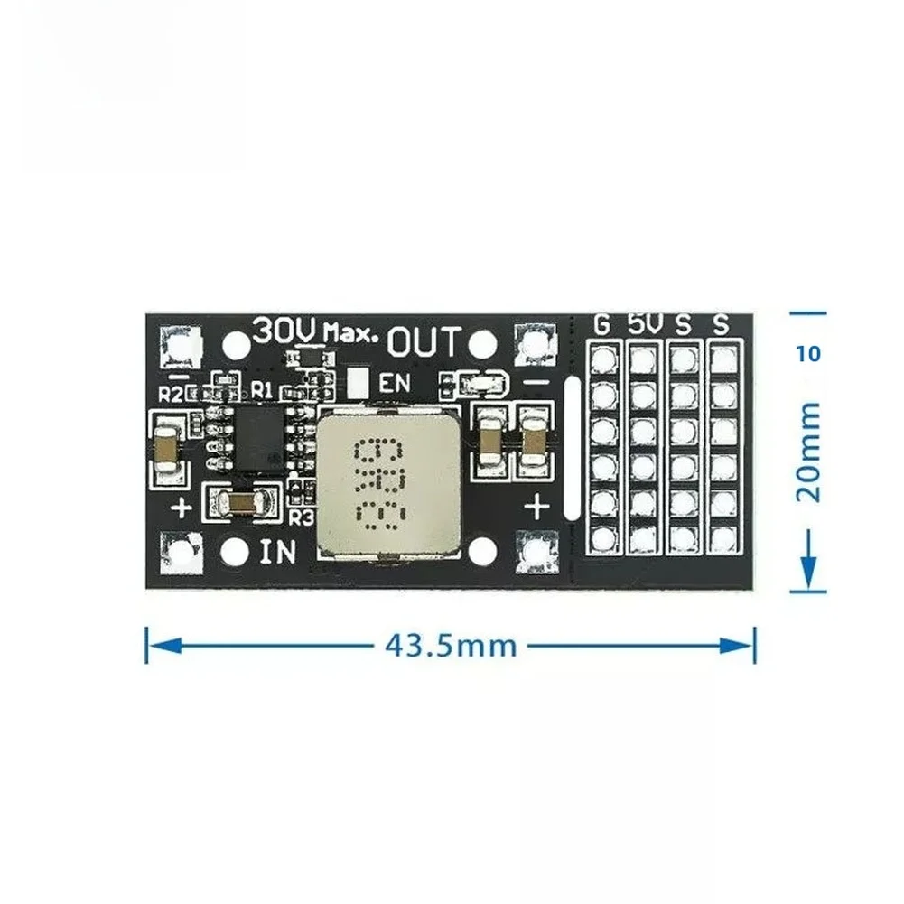 Voltage Reducer 5V 5A Regulator For DIY Electronics 7V-30V Input Range Up To 5A Output Synchronous Rectification