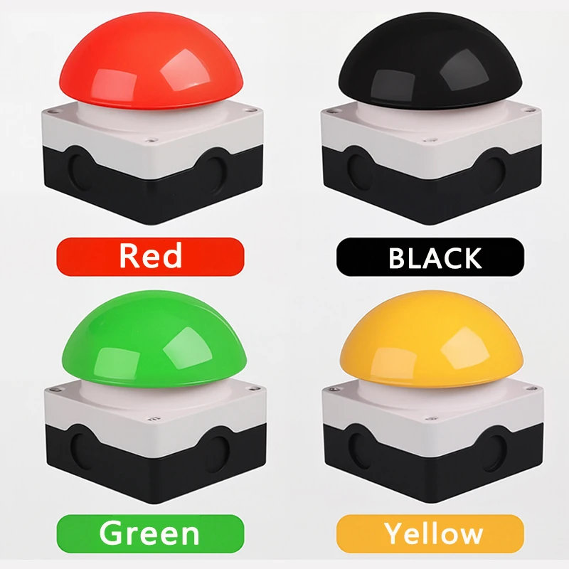 1/5/10 Pcs EFAK Pedal Switch AC/DC Waterproof Dustproof Emergency Stop Self Reset Locked NO/NC Mushroom Push Button Switch