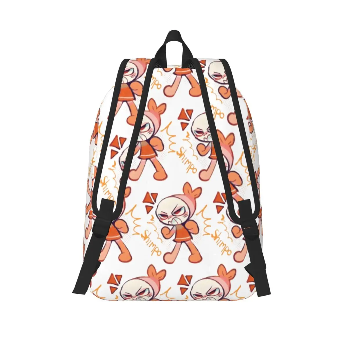 الرجعية مضحك لطيف الكرتون Dandys العالم للرجال النساء طالب مدرسة الكتب قماش Daypack المتوسطة الثانوية كلية المشي لمسافات طويلة #3