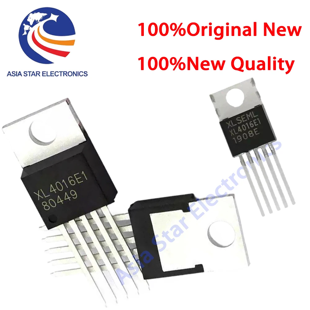 (2-5piece) XL4016E1 XL4016 Buck Chip IC DC-DC Inline TO220-5 40V 8A DC-DC Unids/lote Chip IC reductor