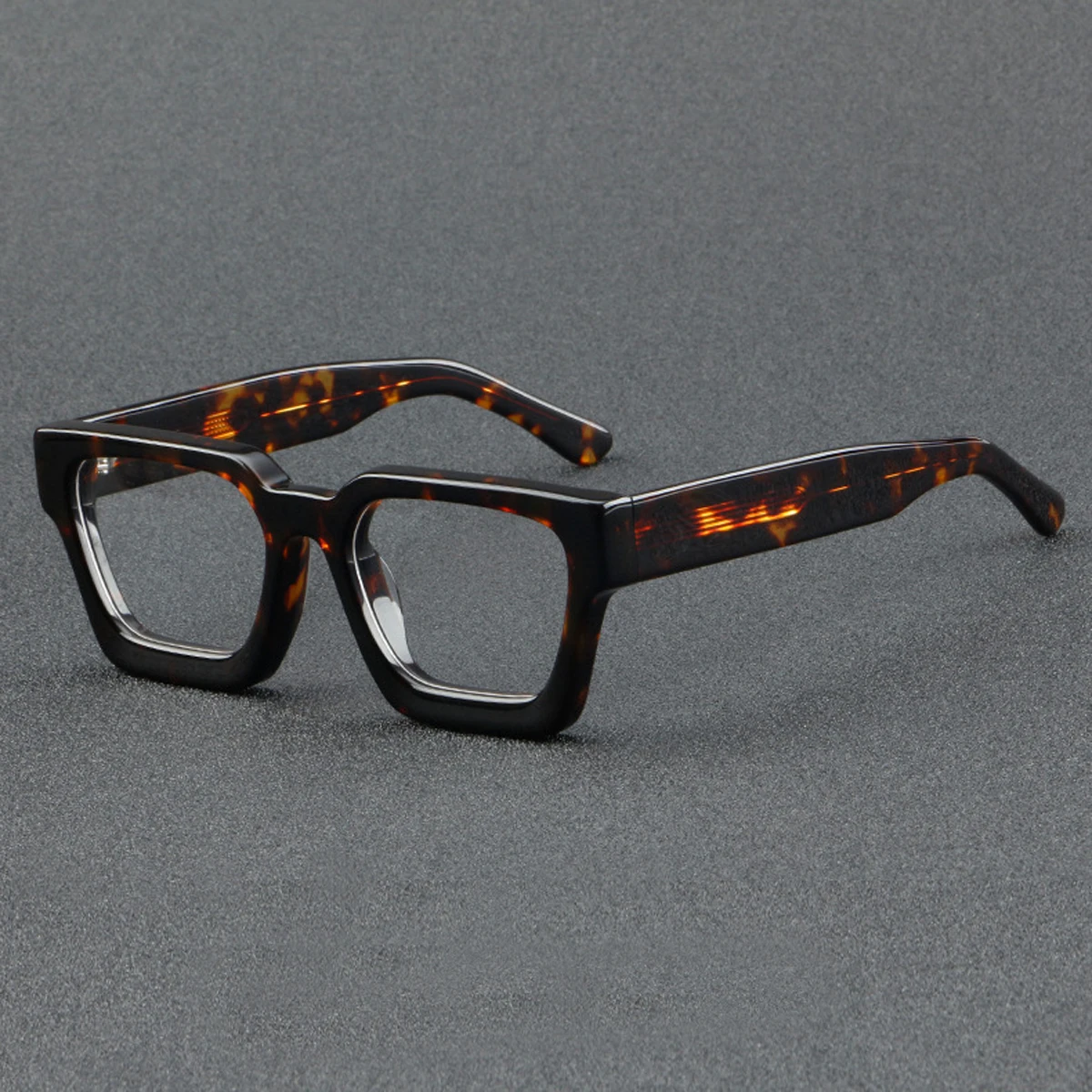 Vintage Big Wide Legs Acetate Glasses Frames Women Mens High Quality Optical Glasses Frames