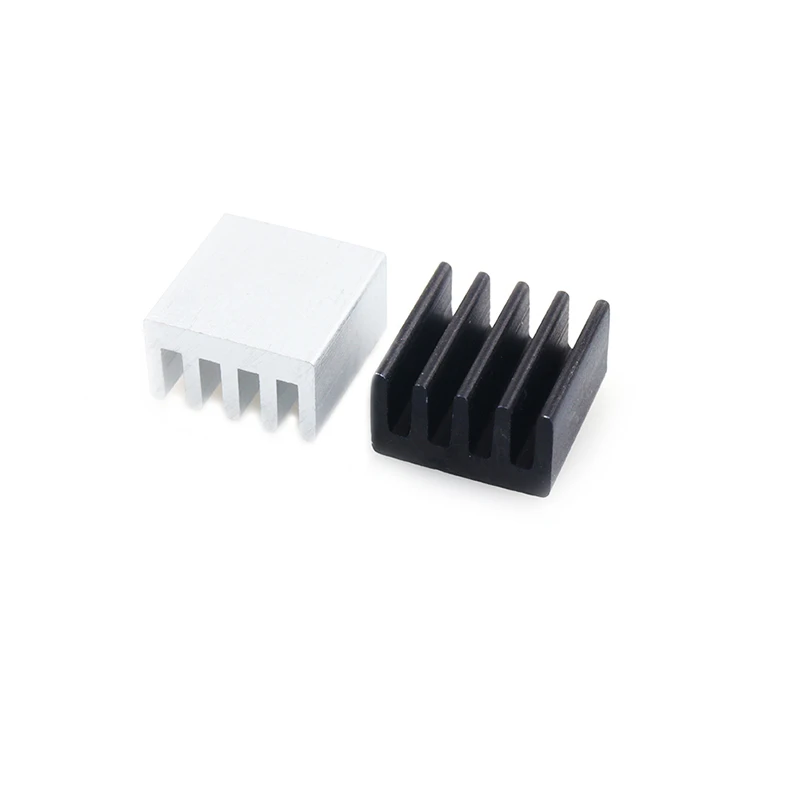 20 pces 8.5*8.5*5mm alumínio dissipador de calor do radiador refrigerador para chip eletrônico ic transistor 3d impressora cpu ram a4988