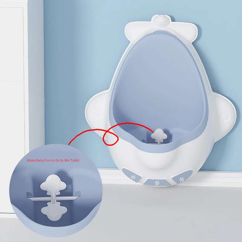 Baby Boys Standing Potty Aircraft Shape Wall-Mounted Urinals Toilet Training Children Stand Vertical Urinal Potty Pee Infant Tod