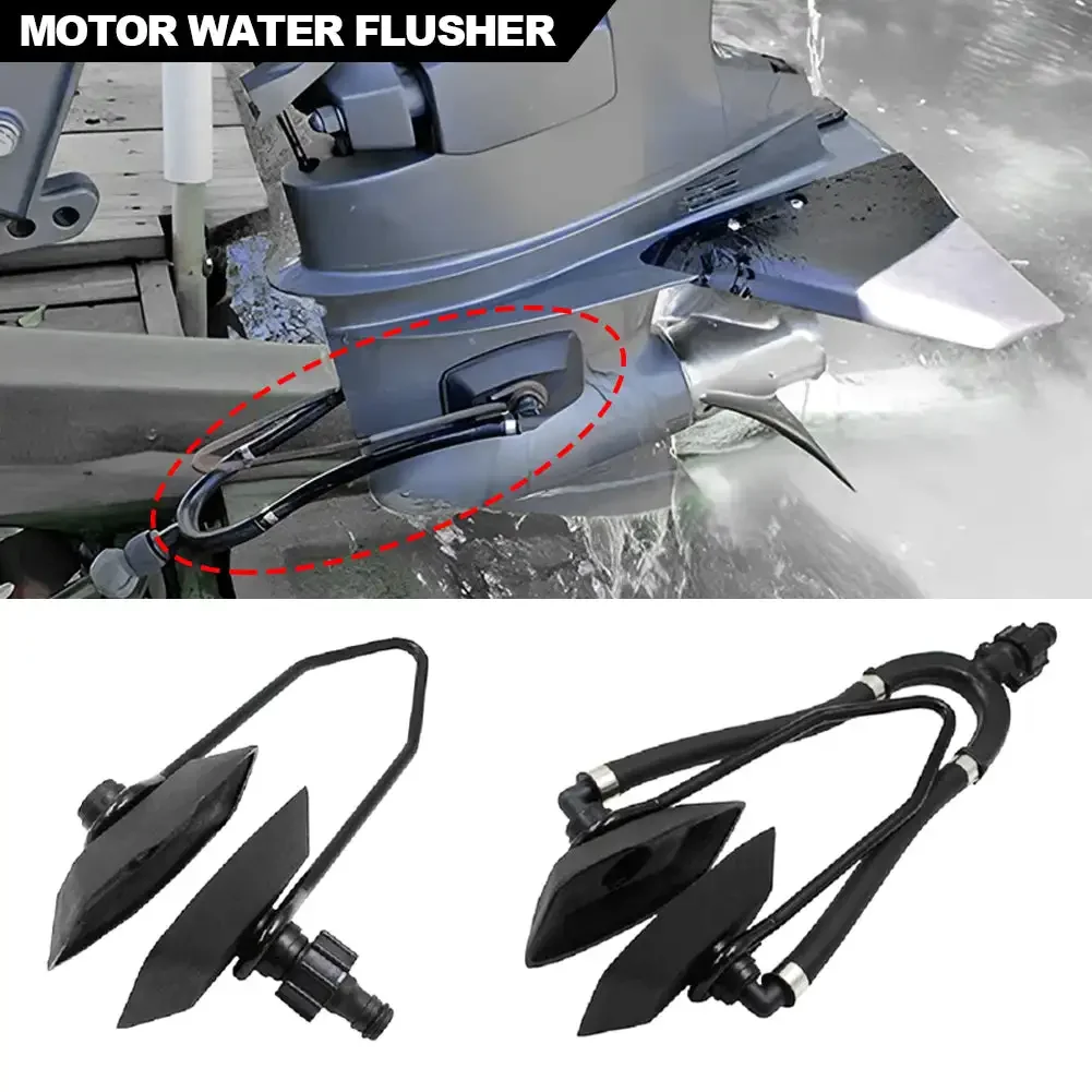 Universal Outboard Motor Water Flusher for Boats Flush Away Sand Salt Motor Flusher for Marine Boats Large Rectangular Ear Muffs