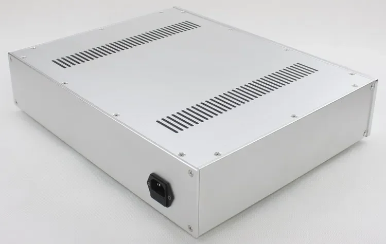 

DIY case size:430*92*343mm WA59 Silver Full aluminum amplifier chassis/Pure stage/Tube amp amplifier/AMP Enclosure/case/DIY box