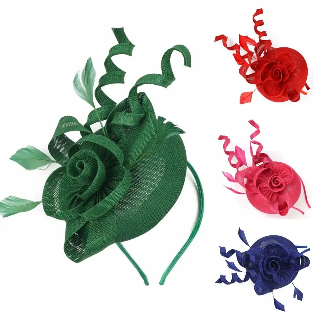 

Женская модная цветочная сетчатая шляпа-волшебница, украшение для волос, регулируемая свадебная заколка для волос, элегантные аксессуары, головные уборы, садовая вечеринка