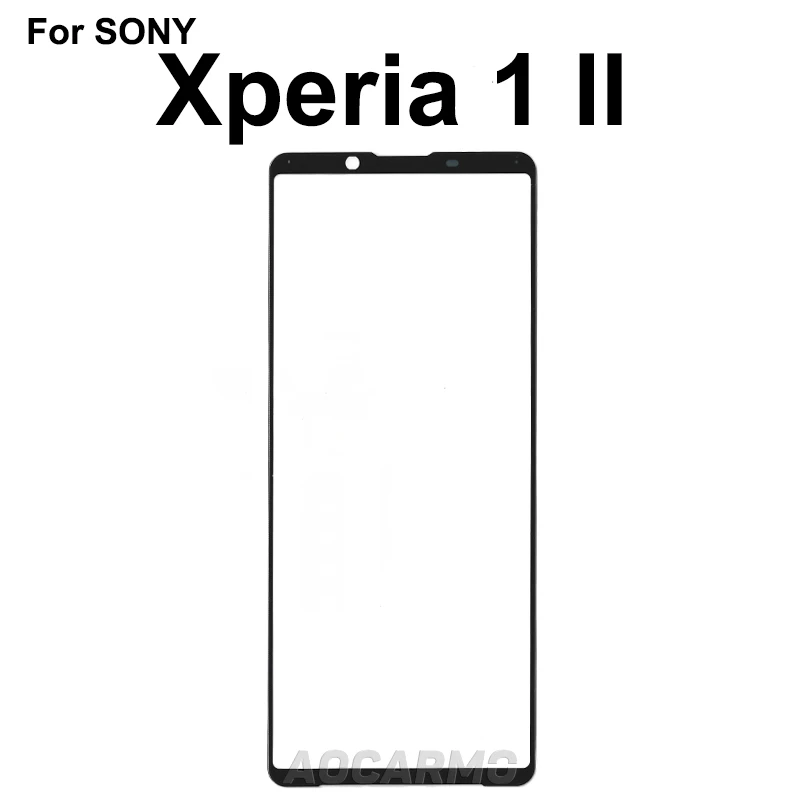 Aorcarmo For Sony Xperia 1 5 10 II III IV V Display Screen Front Outer Glass LCD Touch Panel Replacement Part