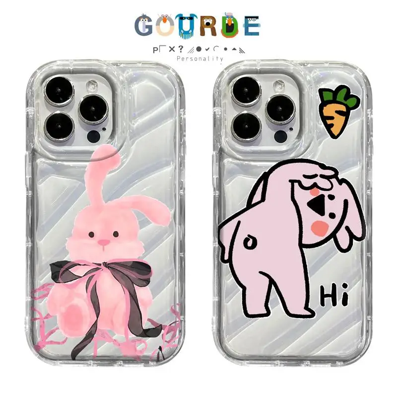 

Gourde Cute Rabbit Cartoon patterns Phone Case for Iphone 16 15 14 12 13 11 Pro Max IP 7 8 Plus Iphon X XS XR Xs Max