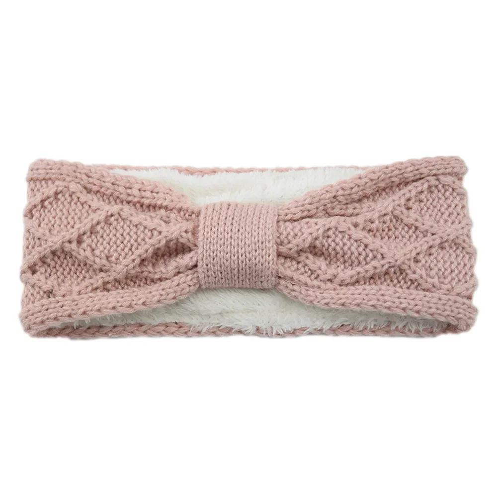 

Accessories Winter Knitted Headbands Women Warm Woolen Knitting Ear Warmer Cross Knot Turban Headwear Girls Hair Band Hair