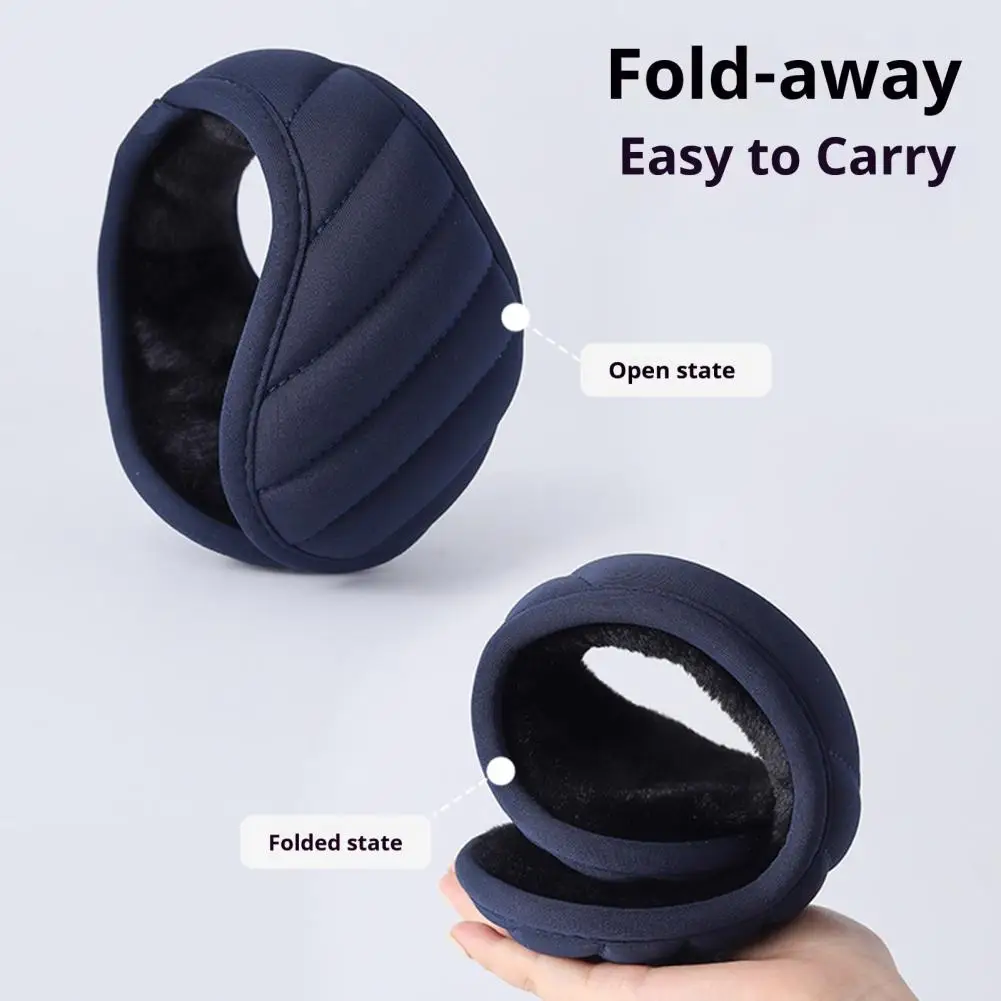 Наушники из искусственного кроличьего меха, теплые зимние наушники, складные наушники-ушанки, ветрозащитные наушники для защиты от холодной погоды