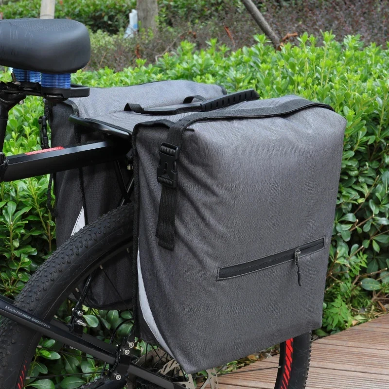 Cycling Double Side Rear Rack Bike 2 In 1 Trunk Bag Mountain Road Bicycle Tail Seat Pannier Pack Luggage Carrier Bike Bag