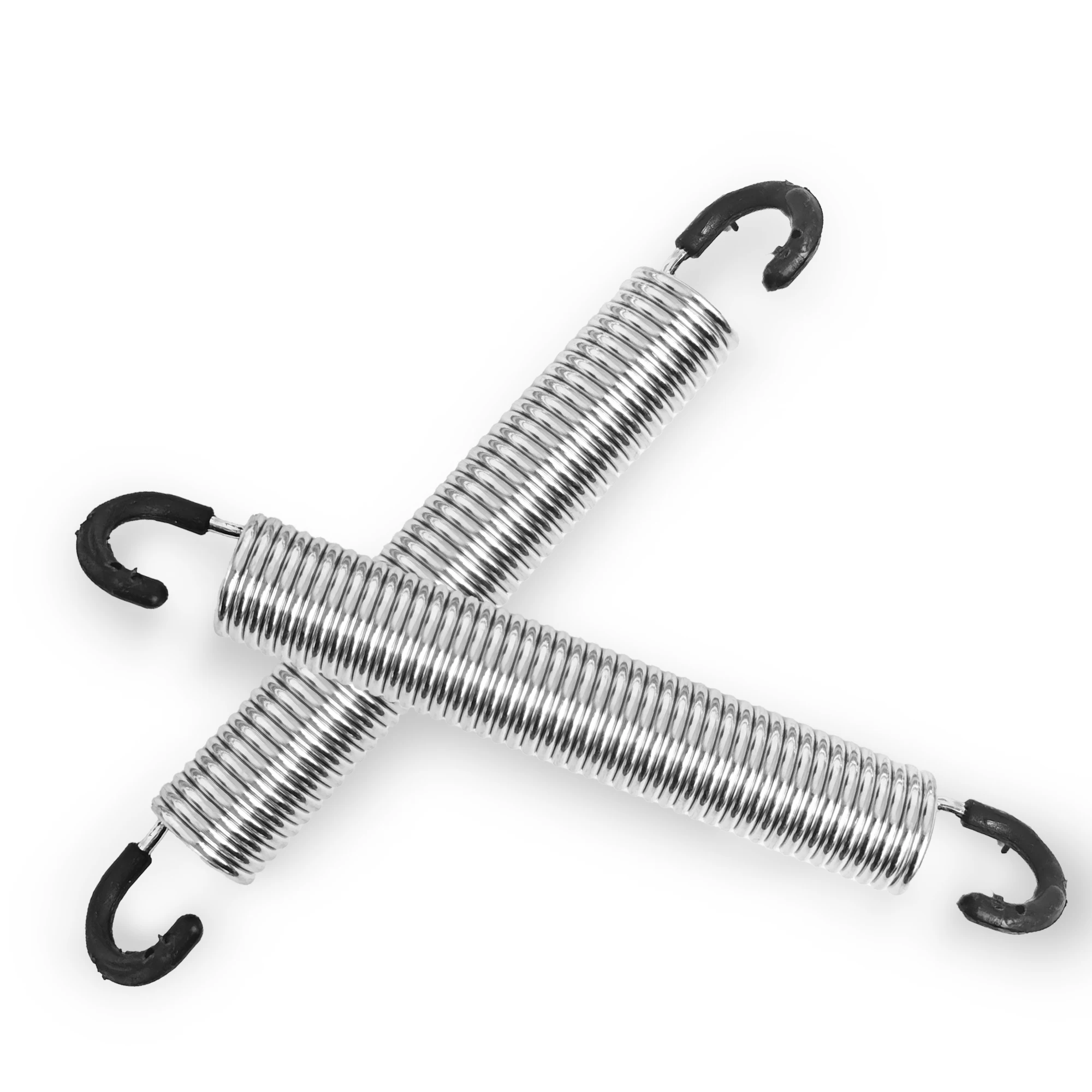 127mm Stainless Steel Replacement Recliner Sofa Chair Mechanism Tension Spring - Long Neck Hook Style (Pack of 2)