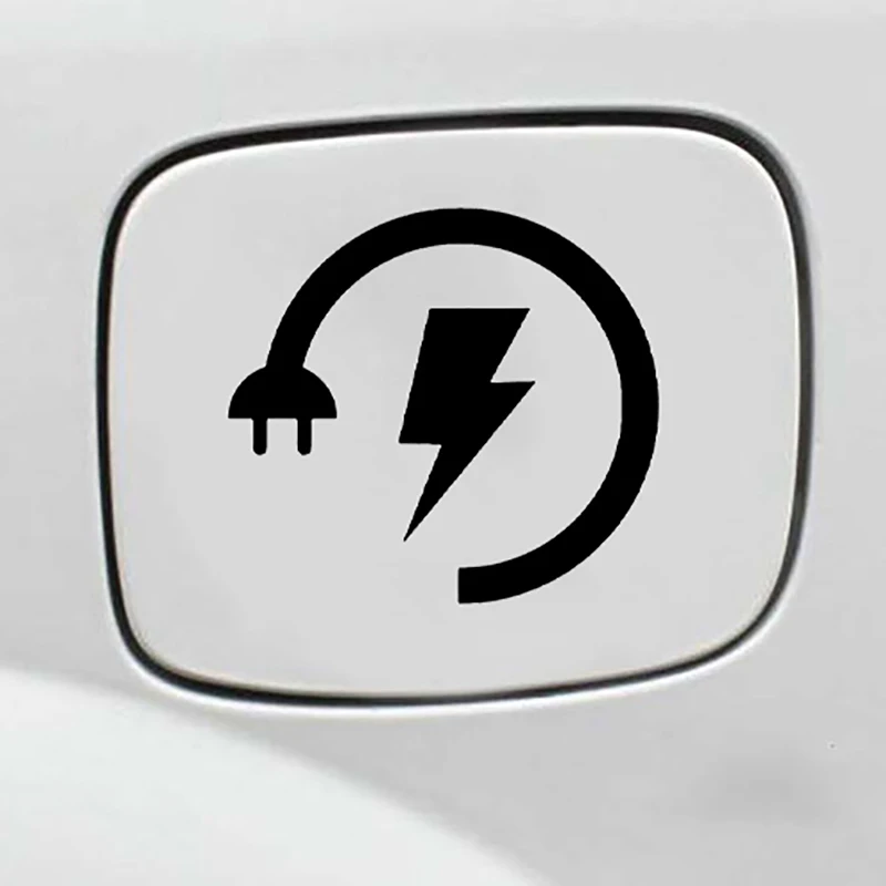 

Electric Plug Shape Fashion Car Sticker Bumper Windshield Auto Decal Motorcycle Laptop Waterproof Truck Automobile Vehicles