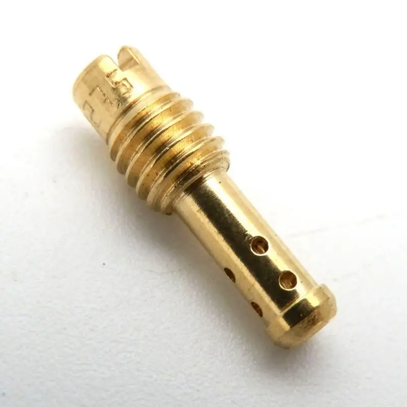 For MIKUNI Compatible Ten Piece For Pilot Jet Kit Features Eight Strategic Bleed Holes for Optimal Performance