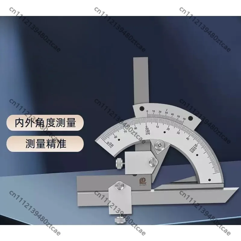 Angle Protractor 0-320 Degrees, Multi-purpose Angle Measuring Instrument, Workshop Bevel Gauge for Angle Measurement