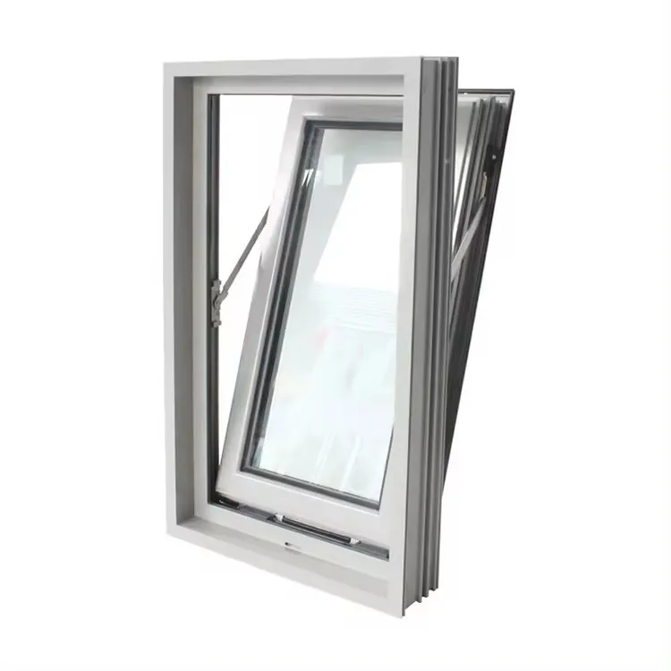 Competitive Price Aluminium Frame House Window Bottom Awning Vertical Up Flip Out Aluminum Windows Egypt