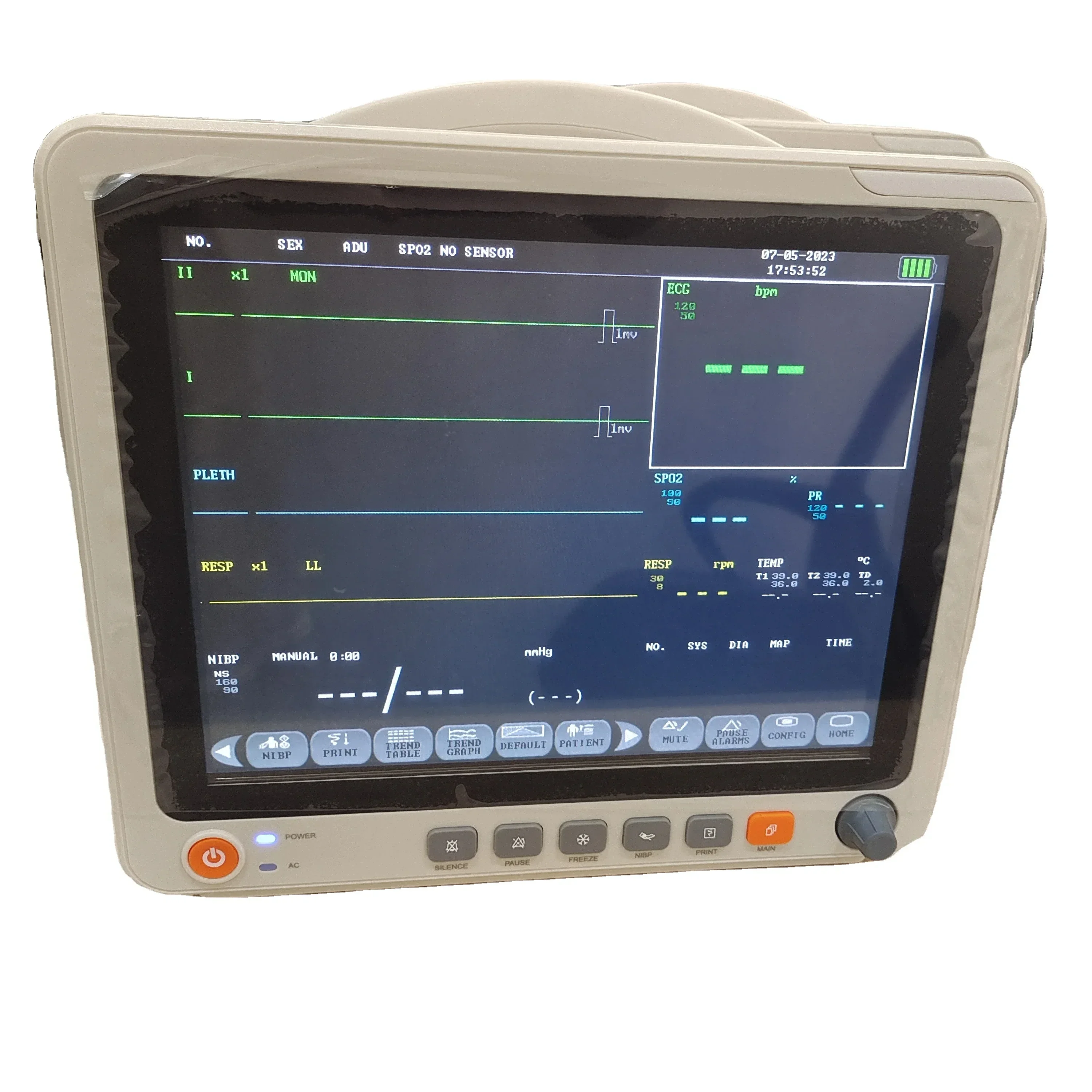 JH-12B 12.1 Inch Color Screen Multi-parameter Patients