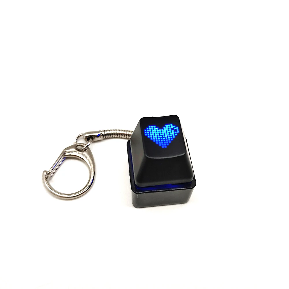 

RGB Toy Key Cap Key Mobile Phone Backpack Pendant Gift Lighting Keychain Couple Keyring Fingertip Office Decompression