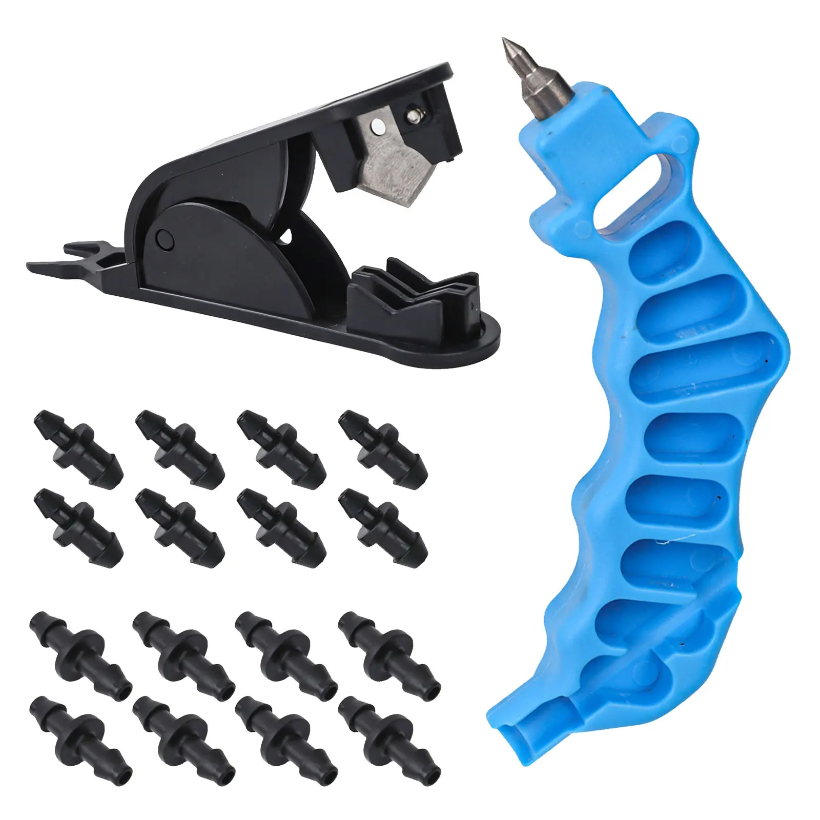 Simplify Your Watering Needs with an 18PCS Drip Irrigation Toolkit Featuring Effective Hole Punched Connections