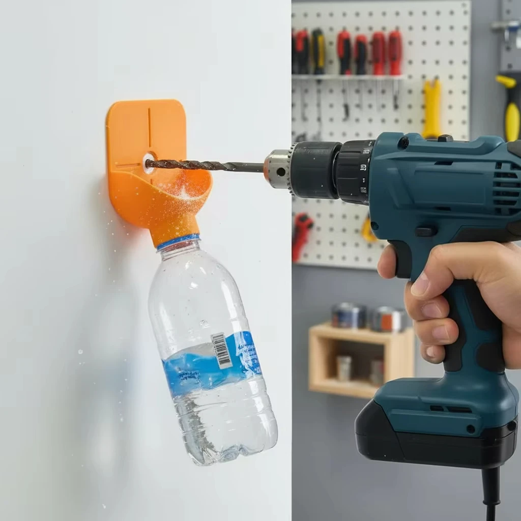 Drill Dust Collector Reusable Drill Dust Box Red Dust Bowl Device Dustproof Collection Multifunction Electric Drill Dust Collect