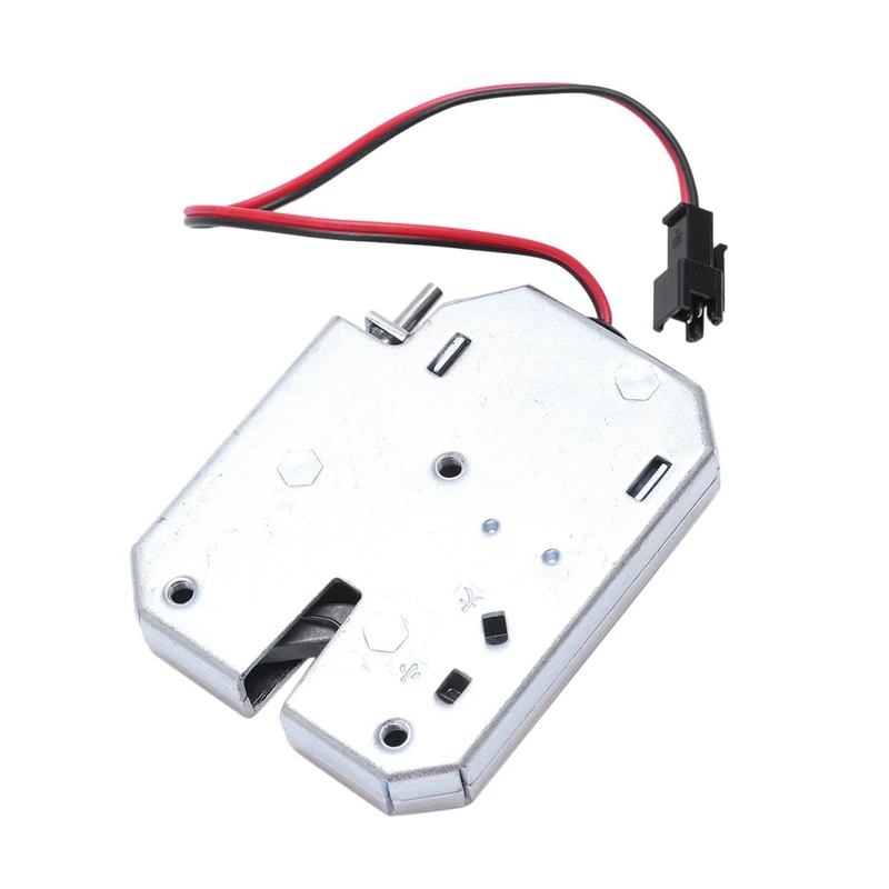 2X kunci kontrol listrik DC 12V 2A kunci pintu elektromagnetik kabinet laci loker baja karbon gembok perak
