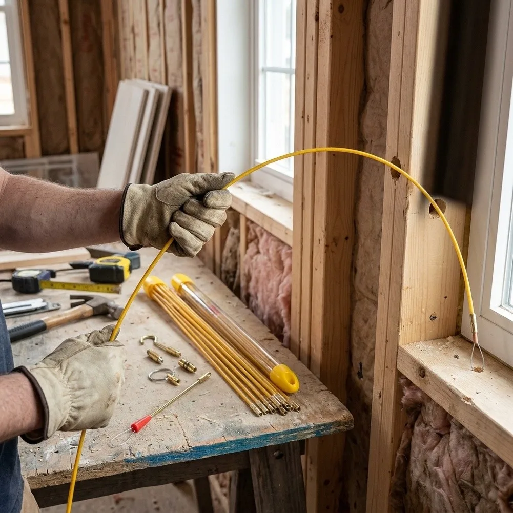 Space-Efficient Fiberglass Rod Storage Tube Keeps All Components Accessible and Prevents Loss During Transfers
