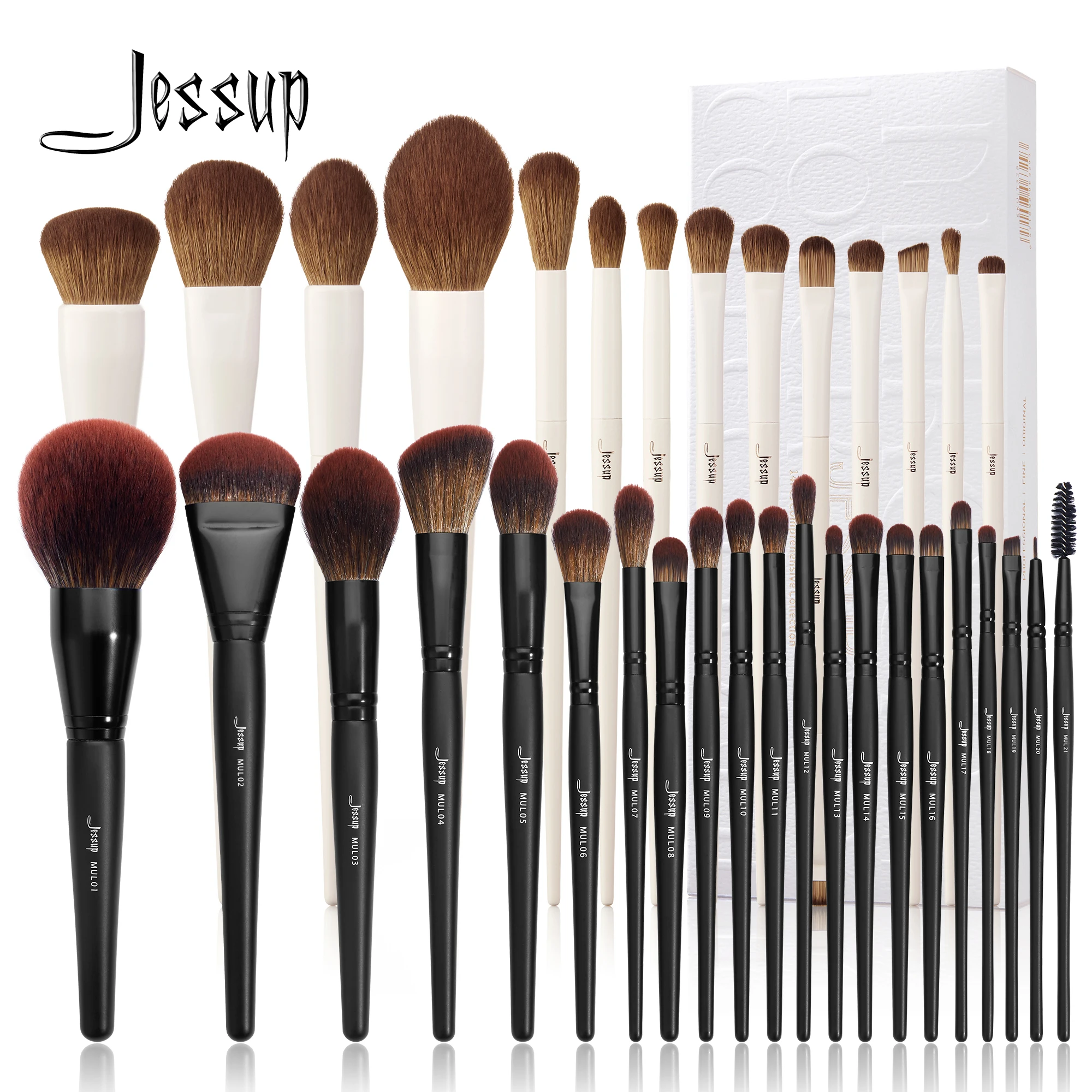 Jessup Makeup Brushes T329 with 21pcs Makeup Brushes Set T271