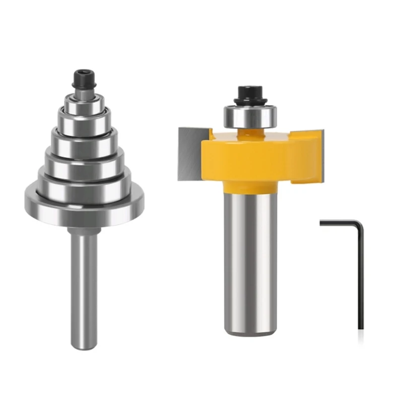 

Rabbet Router Bit with 6 Bearings 1/4",6mm,8mm,12mm,12.7mm Widely Application