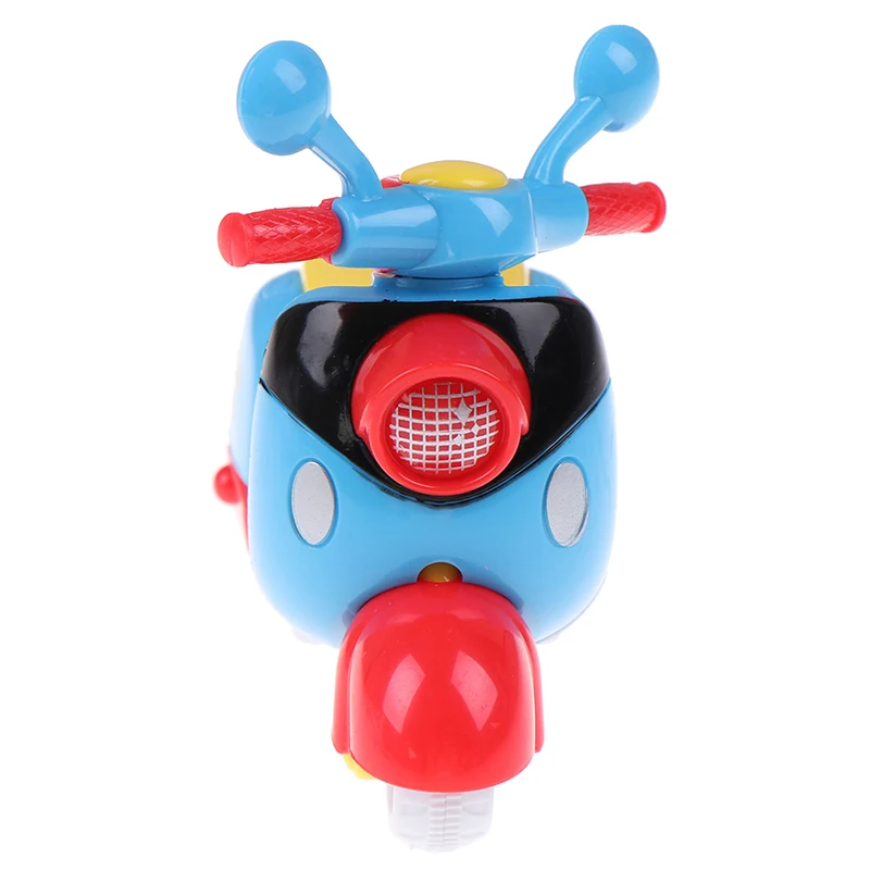 Cute Plastic Inertia Mini Motorcycle Toy Pull Back Diecast Model For Children