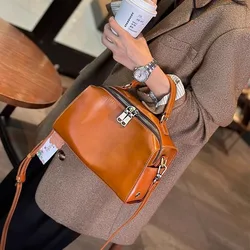 Real Genuine Leather Handbag Premium Women's Shoulder Bag Unique Design Crossbody Bag