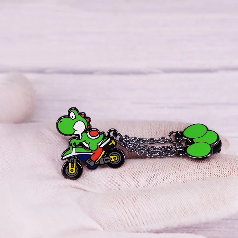 Retro Arcade Game Enamel Pin Classic Figure MarioBros Cute Hard Brooch Lapel Backpack Fashion Metal Jewelry Deco Wholesale